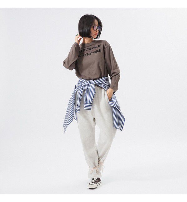 BEAMSBOY「ボーイ メッセージ ロングスリーブ Tシャツ」|Tシャツ・カットソー|