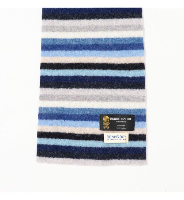 BEAMSBOY「【別注】ROBERT MACKIE / マルチボーダー マフラー」|マフラー|