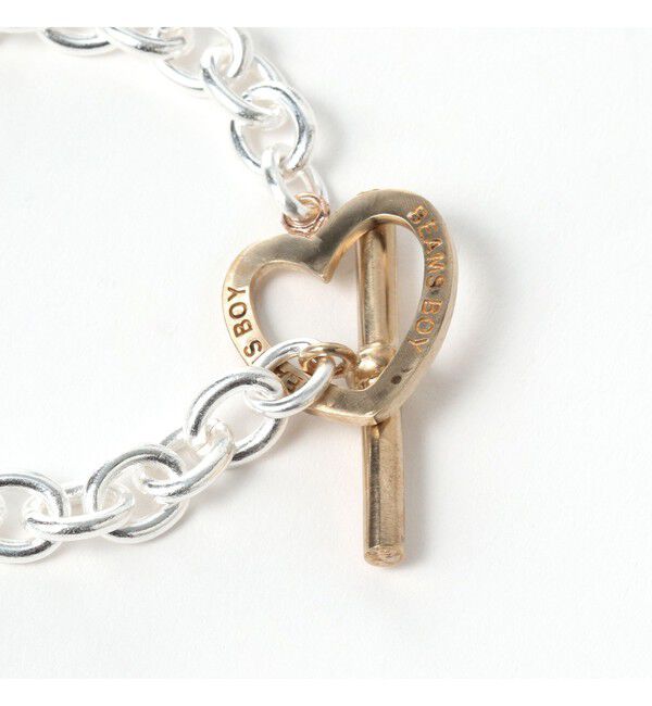 BEAMSBOY「ミックス ハート トグル ブレスレット」|その他|