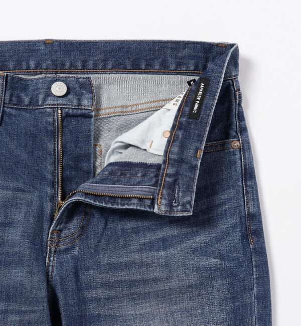 BEAMS「ベーシック ストレッチ デニムパンツ」|デニム|