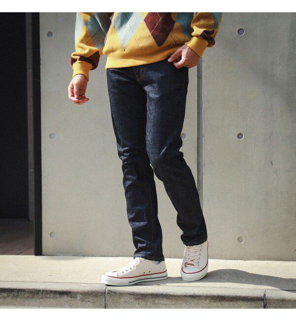 BEAMS「ベーシック ストレッチ デニムパンツ」|デニム|