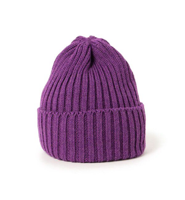 BEAMS PLUS「BEAMS PLUS / ウール ワッチキャップ」|ニット帽|PURPLE