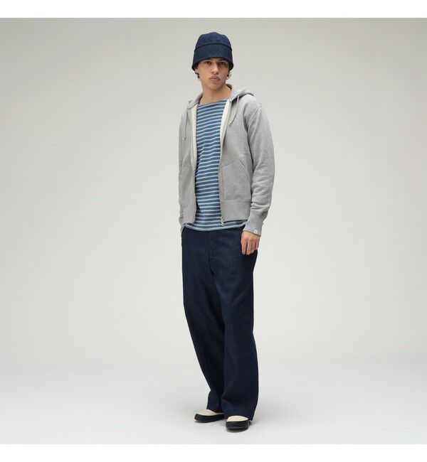 BEAMS PLUS「LOOPWHEELER / 別注 Slim Zip Sweat Hoody」|スウェット・ジャージ|