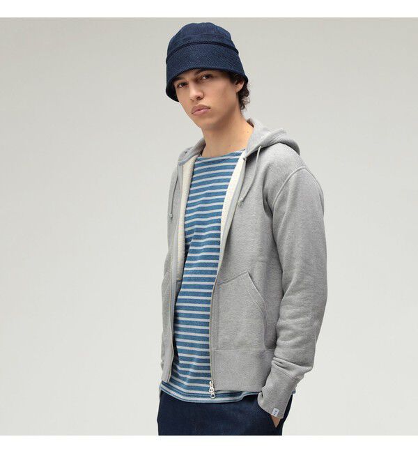 BEAMS PLUS「LOOPWHEELER / 別注 Slim Zip Sweat Hoody」|スウェット・ジャージ|