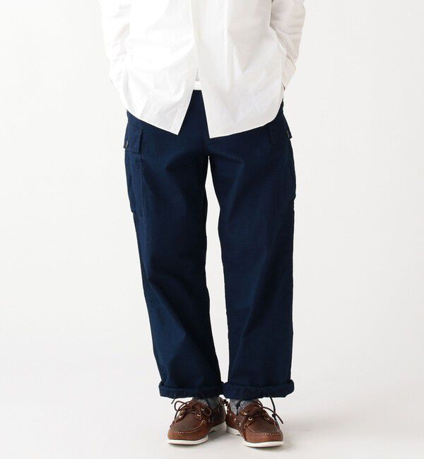 BEAMS PLUS「BEAMS PLUS / インディゴ リップストップ ミリタリー 6ポケット パンツ」|その他|