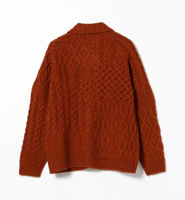 BEAMS PLUS「BEAMS PLUS / Cardigan Alan Patchwork」|カーディガン|