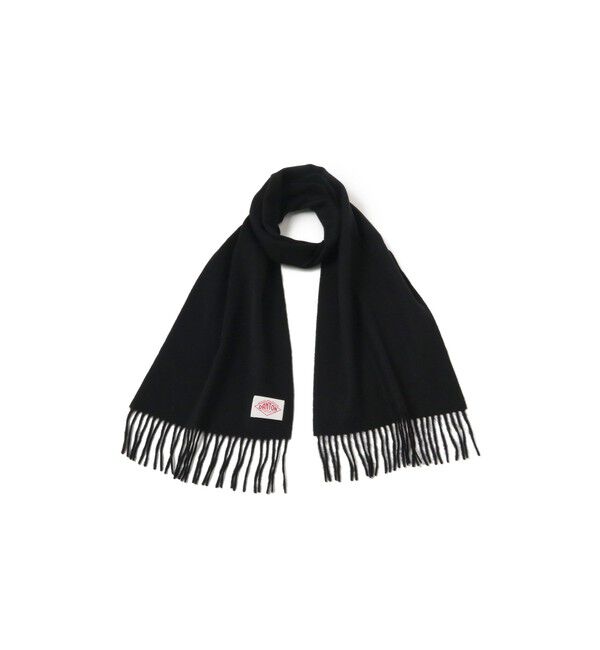 BEAMS「DANTON / WOOL CASHMERE MUFFLER」|マフラー|BLACK