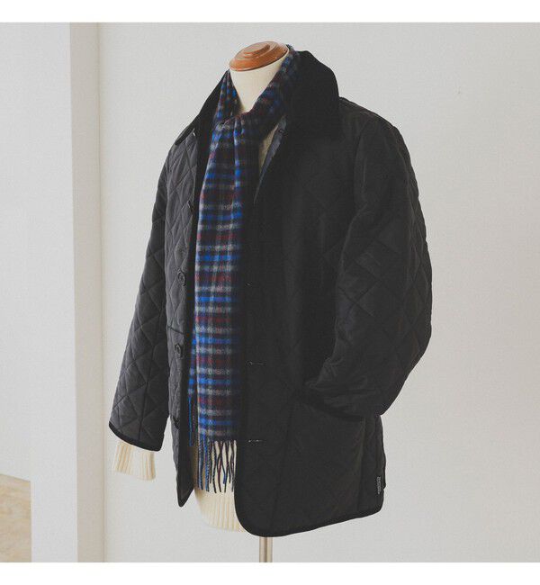 BEAMS「DANTON / WOOL CASHMERE MUFFLER」|マフラー|NAVY_GUNCLUB