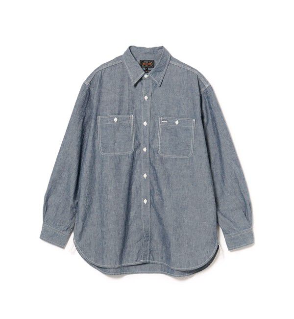 BEAMS PLUS「シャンブレー ワークシャツ」|シャツ・ブラウス|