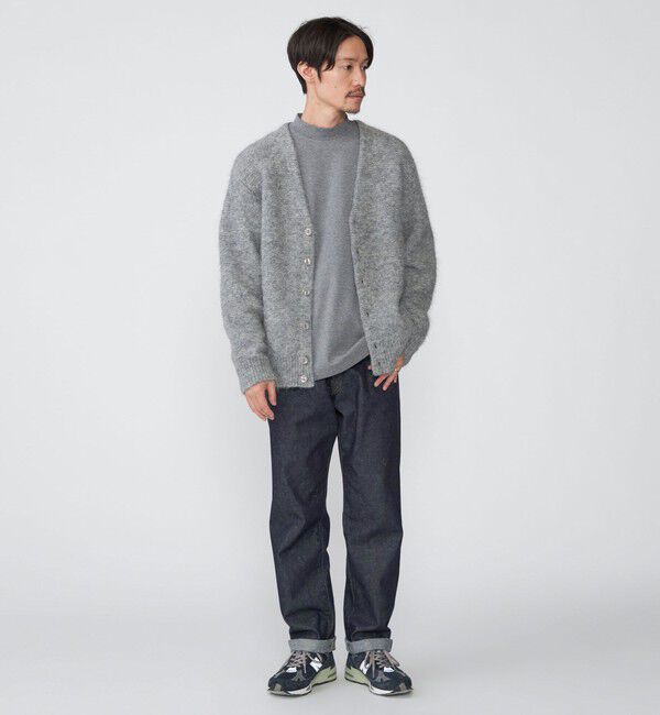 SHIPS「SHIPS: アルパカ ガーター Vネック カーディガン」|カーディガン|