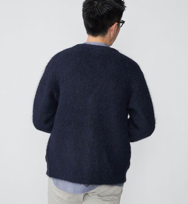 SHIPS「SHIPS: アルパカ ガーター Vネック カーディガン」|カーディガン|