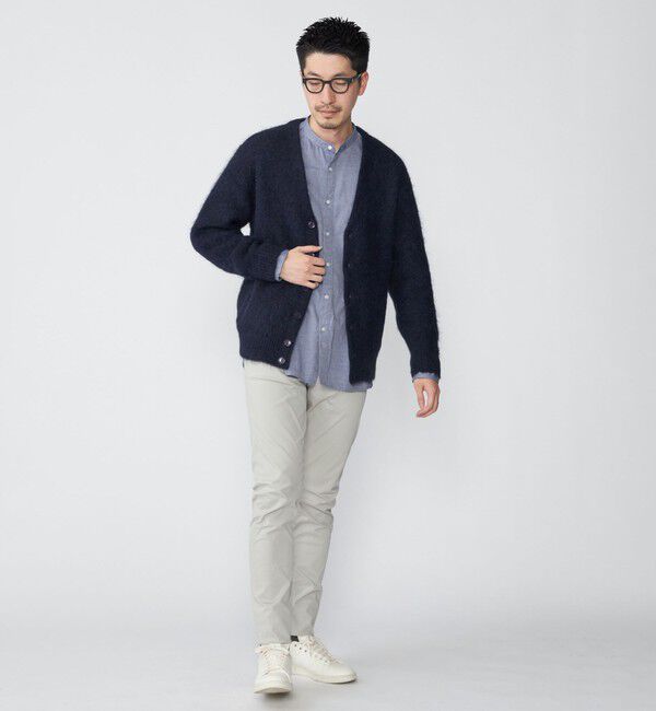SHIPS「SHIPS: アルパカ ガーター Vネック カーディガン」|カーディガン|