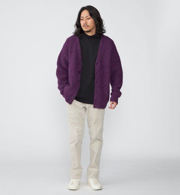 SHIPS「SHIPS: アルパカ ガーター Vネック カーディガン」|カーディガン|