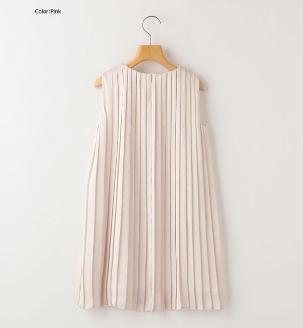 SHIPS KIDS「ARCH&LINE:110～145cm / セレモニー スリーブレス プリーツ ドレス」|ドレス|