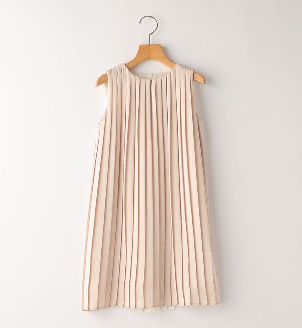 SHIPS KIDS「ARCH&LINE:110～145cm / セレモニー スリーブレス プリーツ ドレス」|ドレス|