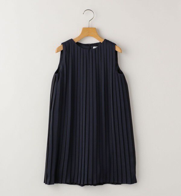 SHIPS KIDS「ARCH&LINE:110～145cm / セレモニー スリーブレス プリーツ ドレス」|ドレス|