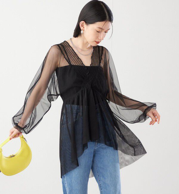 SHIPS for women「【SHIPS別注】kaene:2WAY シースルー オールインワン（セレモニー対応可）」|オールインワン|