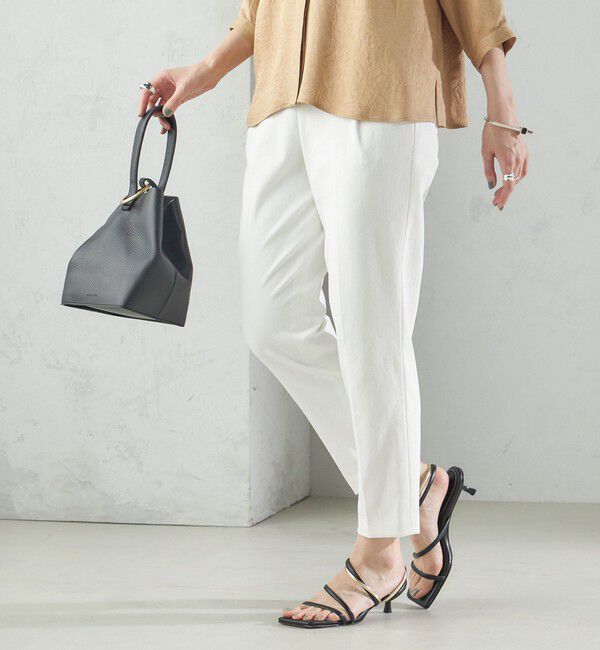 SHIPS for women「〈手洗い可能／UVカット〉ドライ オックス テーパード パンツ」|その他|