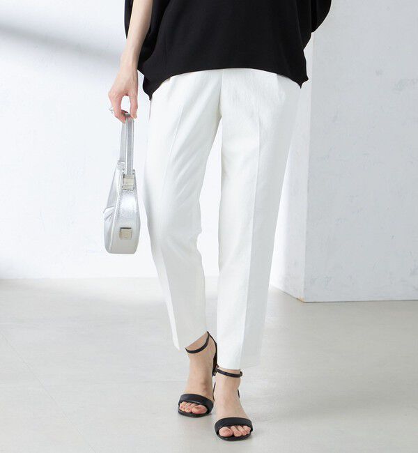 SHIPS for women「〈手洗い可能／UVカット〉ドライ オックス テーパード パンツ」|その他|