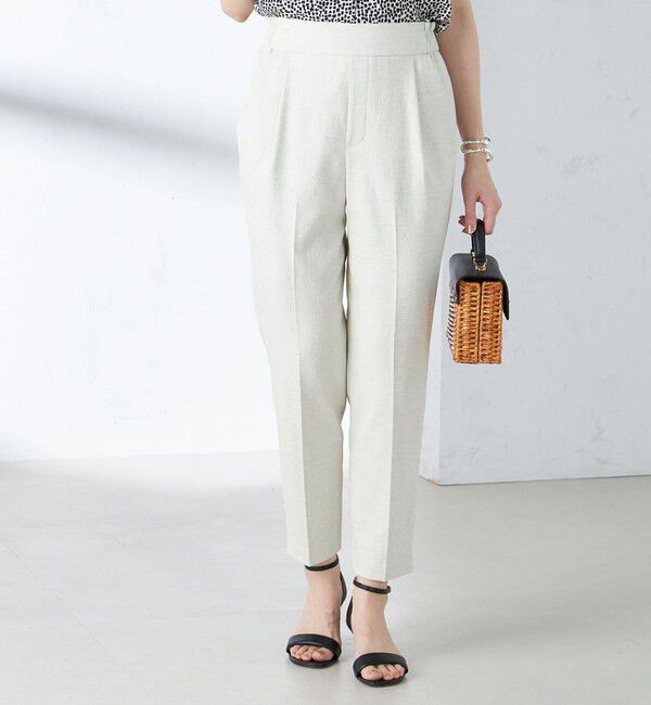 SHIPS for women「〈手洗い可能／UVカット〉ドライ オックス テーパード パンツ」|その他|