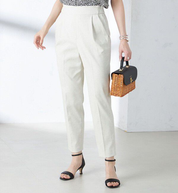 SHIPS for women「〈手洗い可能／UVカット〉ドライ オックス テーパード パンツ」|その他|