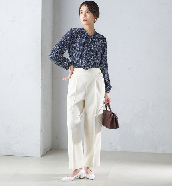 SHIPS for women「〈手洗い可能〉両面起毛 ストレート パンツ」|その他|