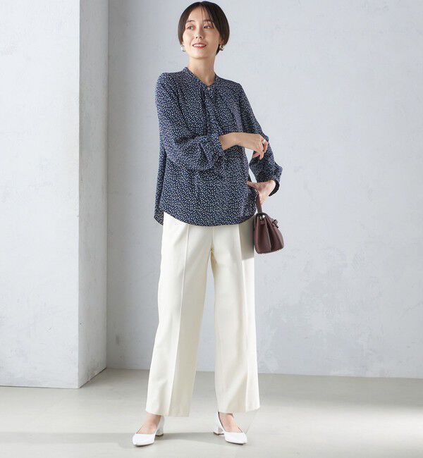 SHIPS for women「〈手洗い可能〉両面起毛 ストレート パンツ」|その他|