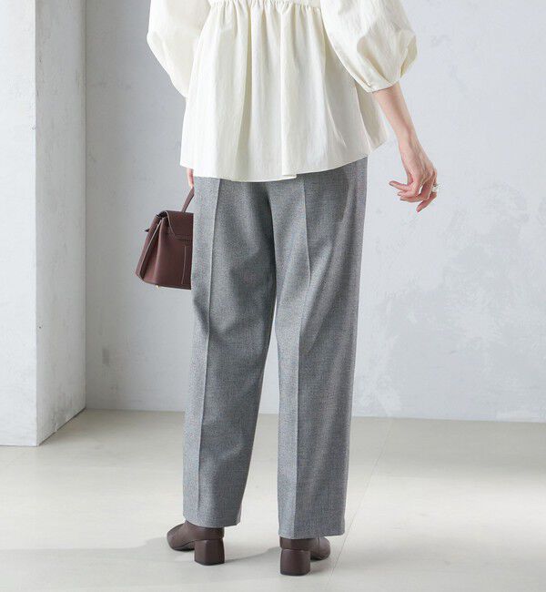 SHIPS for women「〈手洗い可能〉両面起毛 ストレート パンツ」|その他|