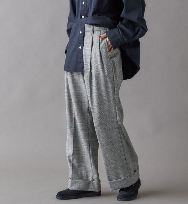 SHIPS for women「SHIPS NINE CASE:ワイド パンツ」|その他|グレー