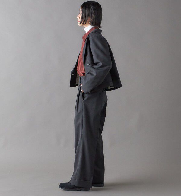 SHIPS for women「SHIPS NINE CASE:ショート ジャケット」|テーラードジャケット|