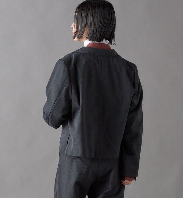 SHIPS for women「SHIPS NINE CASE:ショート ジャケット」|テーラードジャケット|