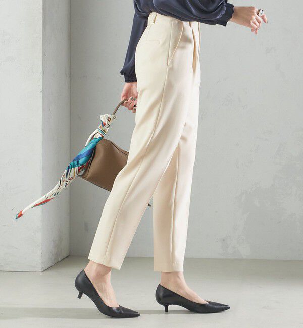 SHIPS for women「〈手洗い可能〉タック テーパード パンツ（セットアップ対応）」|その他|