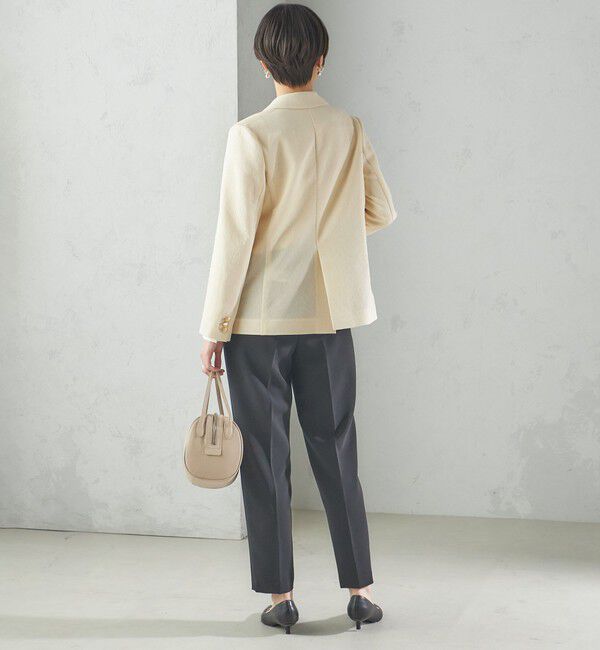 SHIPS for women「〈手洗い可能〉タック テーパード パンツ（セットアップ対応）」|その他|