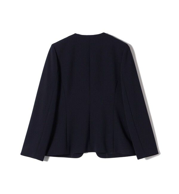 SHIPS for women「〈手洗い可能〉トリアセテート混 ダブルカラー ジャケット（セットアップ対応）」|ノーカラージャケット|