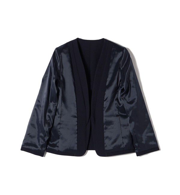 SHIPS for women「〈手洗い可能〉トリアセテート混 ダブルカラー ジャケット（セットアップ対応）」|ノーカラージャケット|