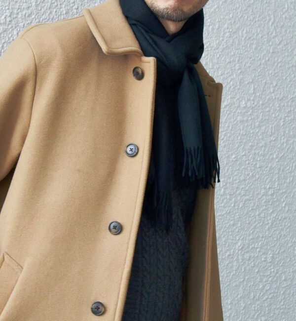 SHIPS any「SHIPS any: カシミヤ チェック / ソリッド シングル ストール◇」|マフラー|