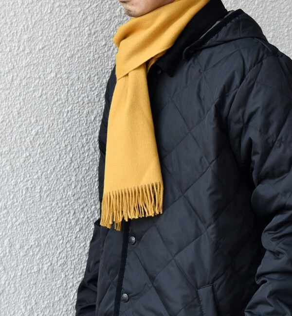 SHIPS any「SHIPS any: カシミヤ チェック / ソリッド シングル ストール◇」|マフラー|