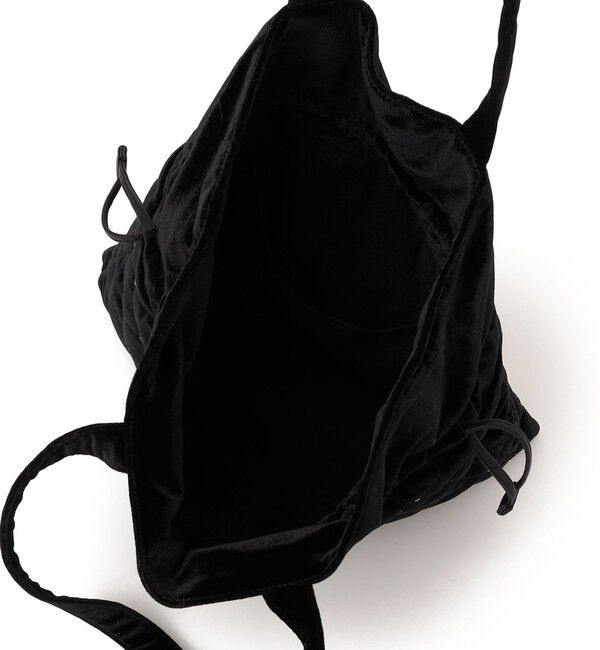 SHIPS any「SHIPS any: ビジュー ポリエステル ベロア キルティング ドロスト トートバッグ」|トートバッグ|