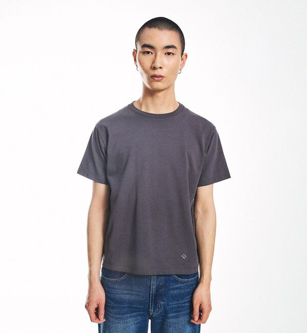 SHIPS「City Ambient Products: コンパクト ショート レングス  Tシャツ 」|Tシャツ・カットソー|