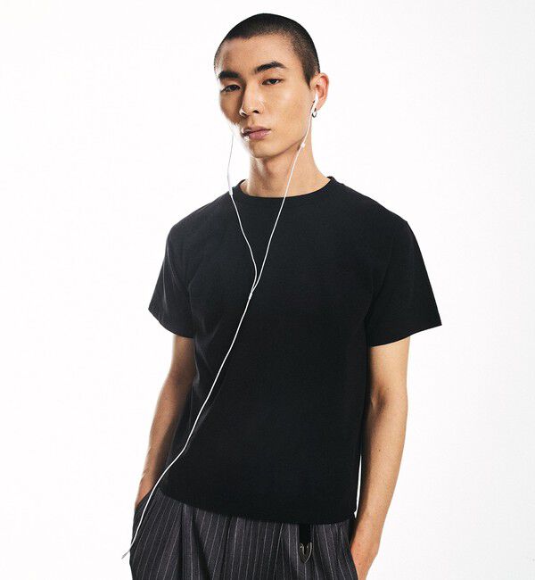 SHIPS「City Ambient Products: コンパクト ショート レングス  Tシャツ 」|Tシャツ・カットソー|