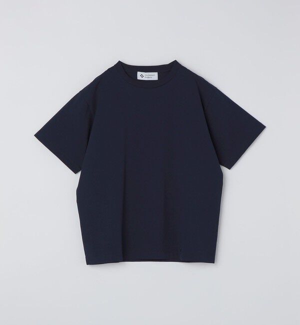 SHIPS「City Ambient Products: コンパクト ショート レングス  Tシャツ 」|Tシャツ・カットソー|ネイビー