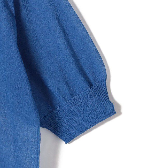 SHIPS for women「SHIPS Primary Navy Label:〈手洗い可能〉NOIR POLO ニット」|ニット・セーター|