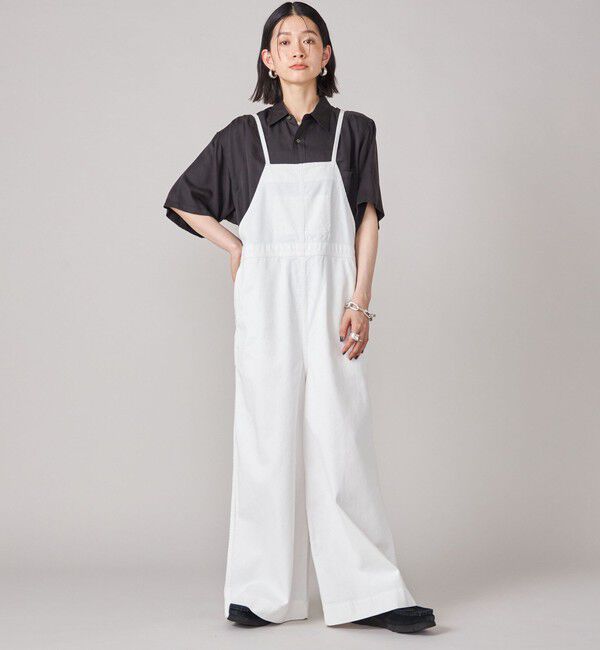 SHIPS for women「SHIPS NINE CASE:〈洗濯機可能〉カツラギ サロペット」|オールインワン|