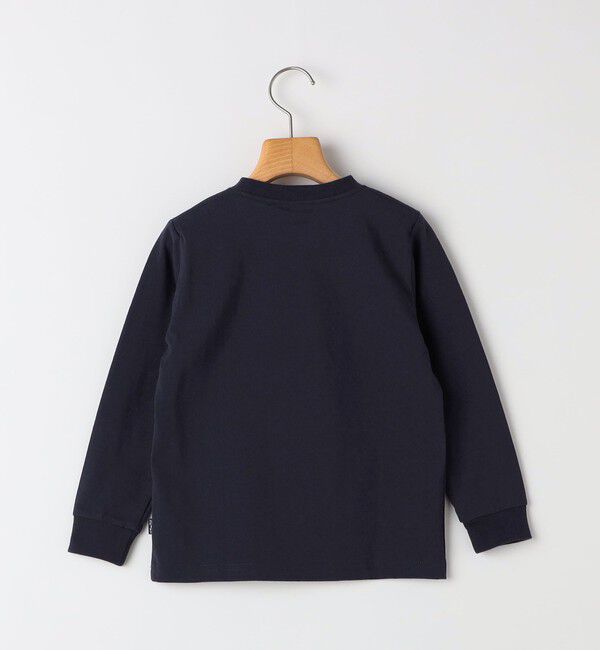 SHIPS KIDS「 【WEB限定】SHIPS KIDS:100～160cm / SHIPS ラウンド プリント ロゴ ロングスリーブ Tシャツ」|Tシャツ・カットソー|