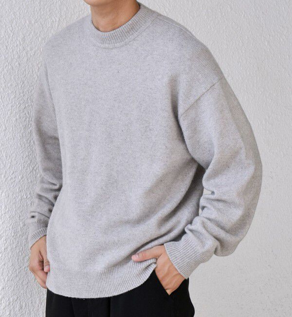 SHIPS any「SHIPS any: LOUNGE FOX シャギー セミモックネック ニット◇」|ニット・セーター|