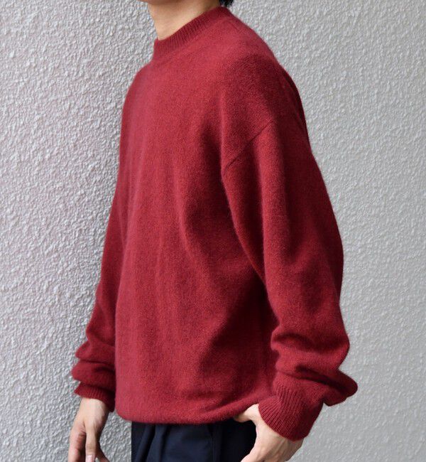 SHIPS any「SHIPS any: LOUNGE FOX シャギー セミモックネック ニット◇」|ニット・セーター|レッド