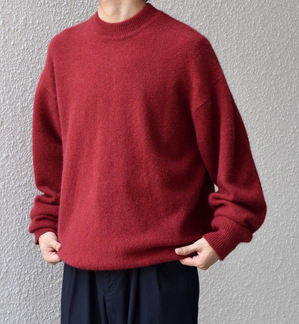 SHIPS any「SHIPS any: LOUNGE FOX シャギー セミモックネック ニット◇」|ニット・セーター|