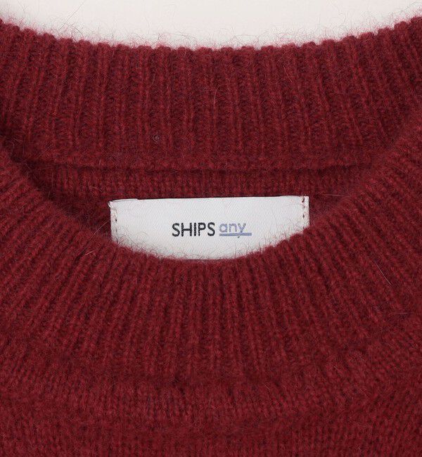 SHIPS any「SHIPS any: LOUNGE FOX シャギー セミモックネック ニット◇」|ニット・セーター|