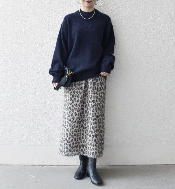 SHIPS any「SHIPS any: LOUNGE FOX シャギー セミモックネック ニット◇」|ニット・セーター|