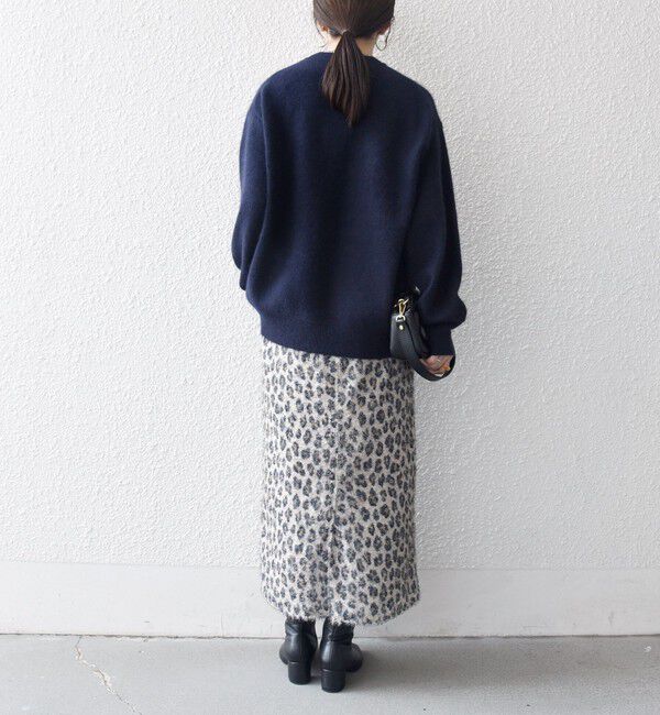 SHIPS any「SHIPS any: LOUNGE FOX シャギー セミモックネック ニット◇」|ニット・セーター|